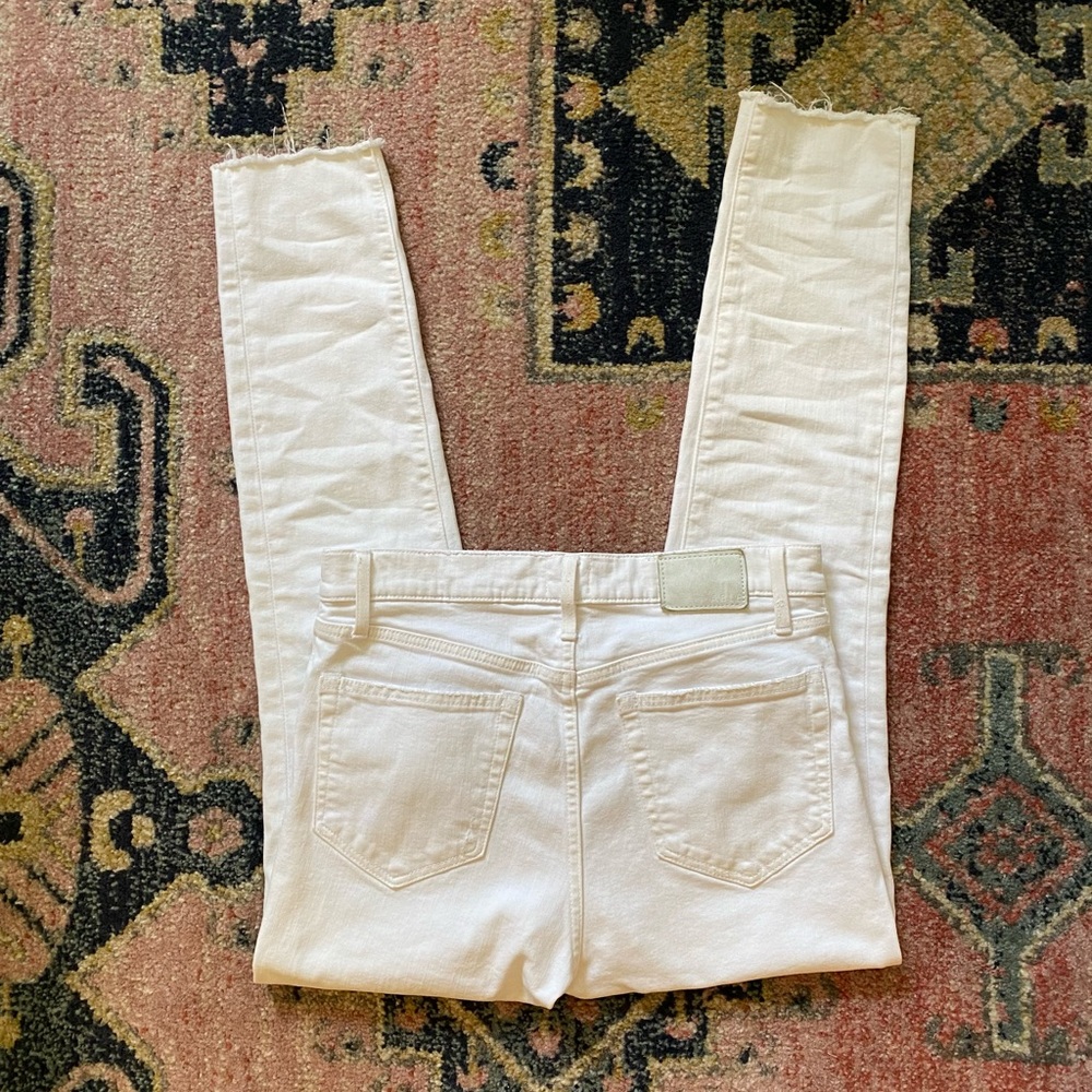 ABLE High Rise White Jeans - Picture 7 of 8